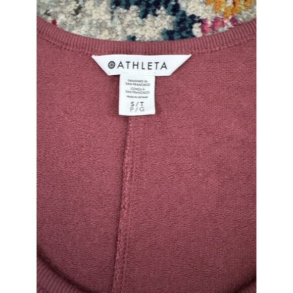 Athleta Red Sleeveless Romper - Picture 2 of 6